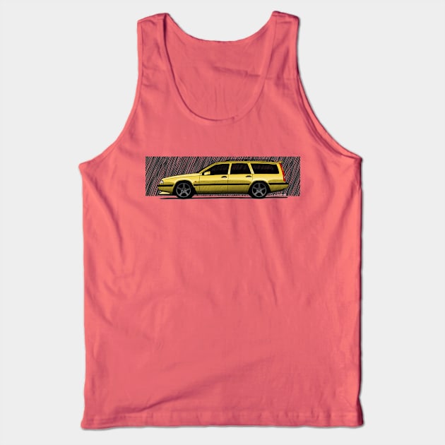 The iconic swedish sporting station wagon Tank Top by jaagdesign